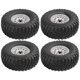 thumbnail image 3 of 4 Uds neumáticos de goma para rocas neumáticos de rueda 1:10 coche trepador de control remoto para Hsp/Tamiya/Axial SCX10 D90White, 3 of 8