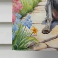 thumbnail image 2 of German Wirehaired Pointer Spring Path House Flag, 2 of 7