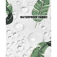 thumbnail image 5 of Pack of 2 Outdoor Pillow Covers, Summer Tropical Plants Green Palm Leaves Banana Leaves Waterproof Square Throw Pillowcase Cushion Decorative Pillow Covers for Couch Patio Tent, 24x24 in, 5 of 6
