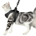 thumbnail image 2 of Pet Cat Dog Vest Harness and Leash Set Adjustable Reflective Safety Vest Soft Corduroy Mesh Padded For Puppy Dogs Cats Outdoor, 2 of 7