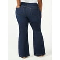 thumbnail image 2 of Sofia Jeans Women's Plus Size Melisa Curvy Flare Pull-On Jeans, 2 of 6