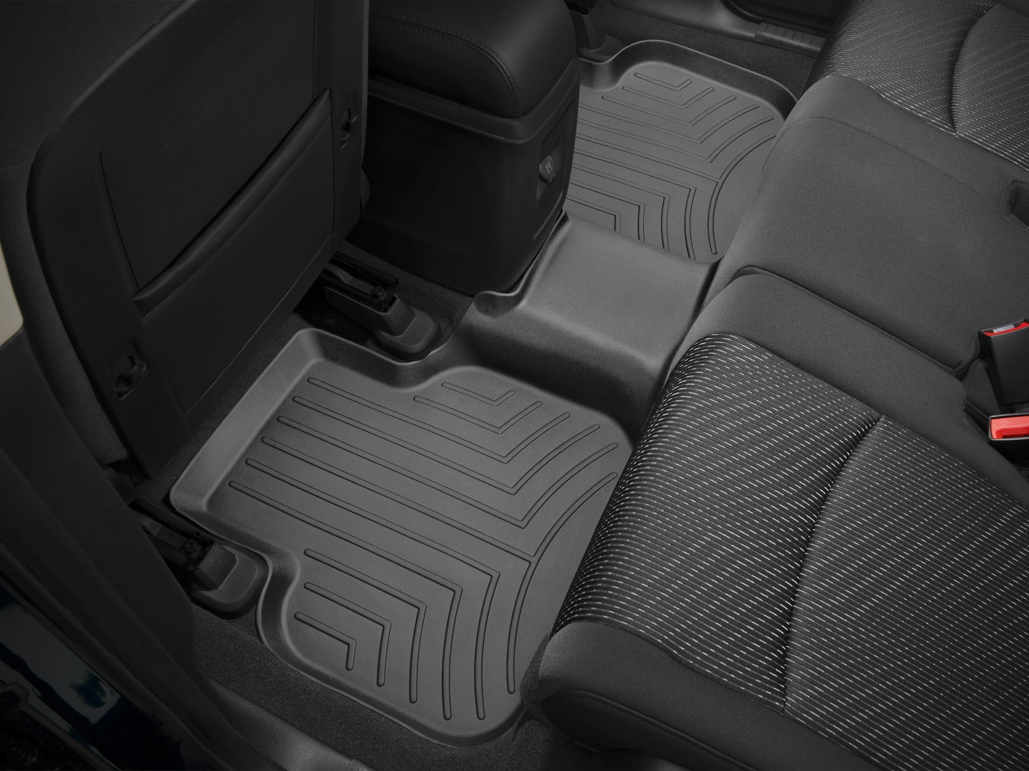 WeatherTech Custom Fit FloorLiners compatible with 2009-2011 Dodge Journey - 2nd Row, Black