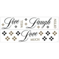 Live, Love, Laugh Quote Wall Decals