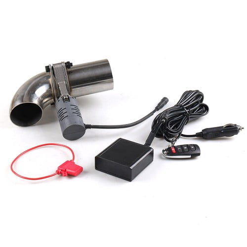 2" 52mm Electric Exhaust Muffler Valve System Pipe Kit Adjustable Remote