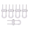 thumbnail image 1 of 5 Uds. Cerraduras De Seguridad Para Niños En Forma De U, Pestilos Deslizantes A Prueba De Bebés Para Cocina, Baño, Cajones Y Refrigeradores, 1 of 7