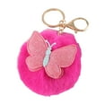 thumbnail image 1 of Sonducket Llavero para adultos y niños, decoración de moda, llavero portátil, bolso, colgante de cintura, llavero, llavero, accesorio de anillo Accesorios de disfraces Rosa roja Sonducket AP014327-04, 1 of 6