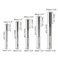 thumbnail image 2 of Chucking Reamer Set Lathe Machine Reamer Straight Flute Milling Cutter High Speed Steel H7 Tolerance (4mm-10mm) 5pcs, 2 of 6