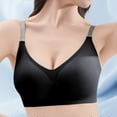 thumbnail image 5 of Lenpel Seamless Bras for Women No Underwire Lightly Padded Full Coverage Lift up Bralettes Soft Comfortable T Shirt Bras, 5 of 6