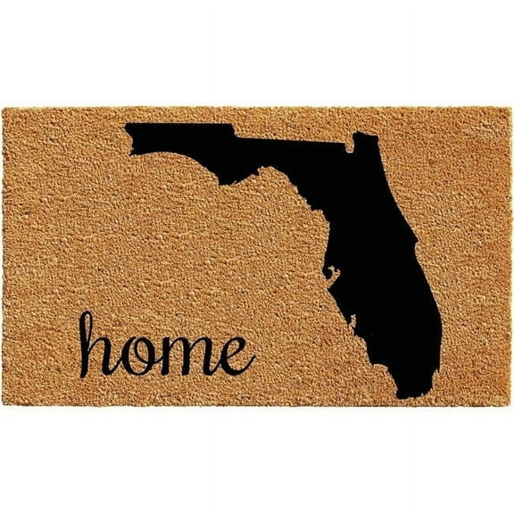 Calloway Mills 102311830 18 x 30 in. Florida Doormat, Black & Natural