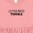 thumbnail image 4 of Inktastic Little Miss Trouble Girls Baby Dress, 4 of 5