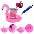 thumbnail image 3 of 12Pcs Flamingo Inflatable Drink Holder Drink Inflatable Supplies Pool Floats Cup Holder Floats for Pool Party Water Fun, 3 of 6