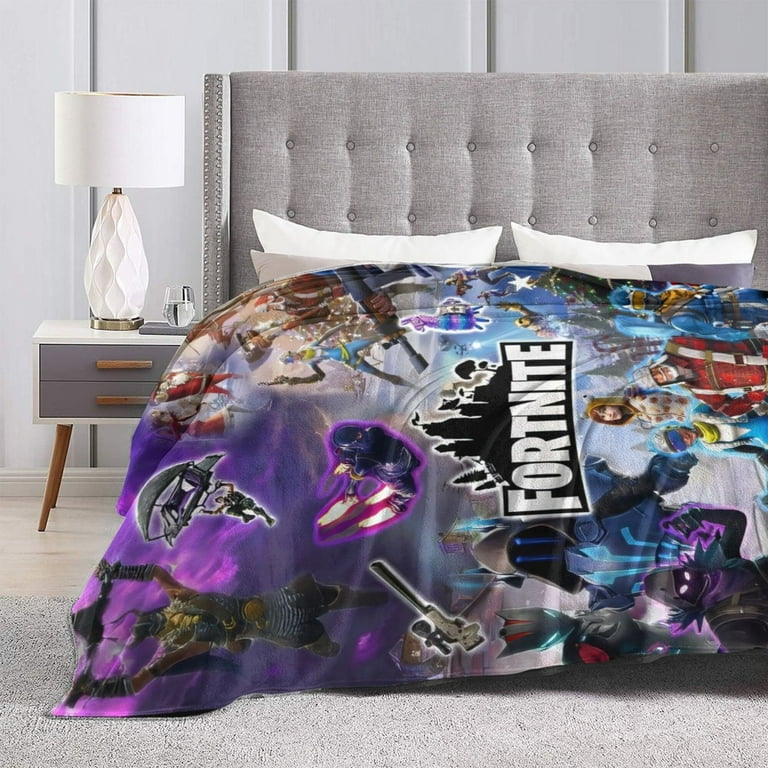 Fortnite BLANKET Ultra-Soft Throw Anime Ttvanket for Gamer Boys