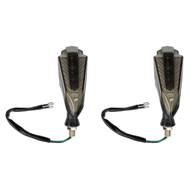 Direccional Del/Tras Mod Zxd-4 Blanco Secuencial Led Set 12V