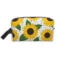 thumbnail image 2 of Uemuo Sunflowers Pattern Portable Toiletry Bags with Handle, Waterproof travel Make up Bags for Women, Large Capacity Travel Cosmetic Bags, 2 of 9