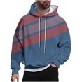 thumbnail image 1 of Rbaofujie Chandails Mignons Hommes Mode Décontractée Chandails en Molleton à Capuche Col Rond Imprimé Pull Manches Longues Hauts Chandail en Molleton Chandail à Capuchon Lesté, 1 of 6