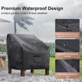 thumbnail image 3 of Fundas para sillas de patio impermeables, fundas para asientos profundos, fundas resistentes para muebles de jardín al aire libre (37 pulgadas de ancho x 40 pulgadas de profundidad x 30 pulgadas, 3 of 5