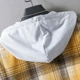 thumbnail image 2 of DxhmoneyHX Men's Plaid Flannel Hooded Shirts Long Sleeve Casual Button Down Regular Fit Shirt Jacket with Hood, 2 of 5