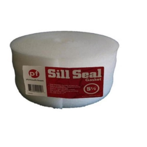 Plymouth Foam 5062516 5.5 in. x 50 ft. x 0.25 in. Radiant Barrier Sill Seal Gasket Roll - 22.92 sq ft.