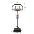 thumbnail image 4 of Gzxs Adjustable Poolside Basketball Hoop System Stand, 28" x 19" Backboard, Maximum Applicable Ball Model 7#, White & Black, 4 of 10