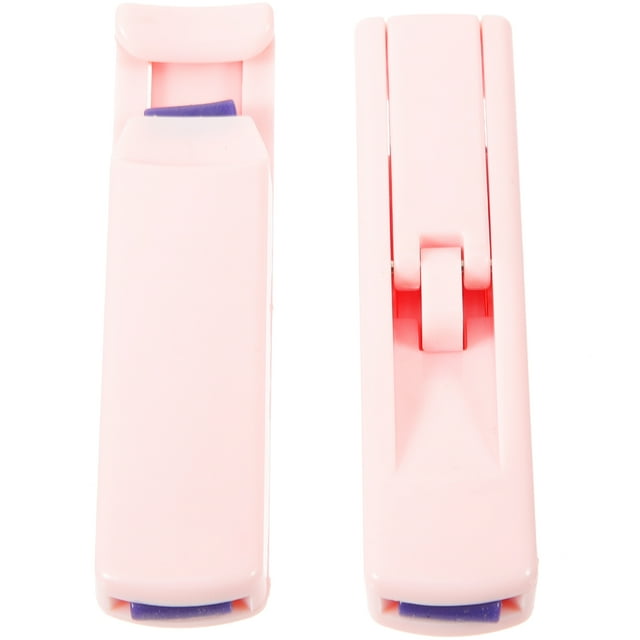 BESTYASH Recourbe-Cils 2 Pcs Outil de Coiffage des Cils en Plastique Rose pour Femmes Usage Quotidien