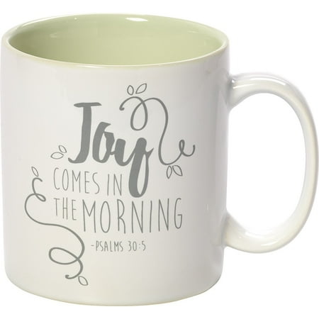 Joy Stoneware - Precious Moments Bountiful Blessings Joy Comes In The Morning Stoneware 11oz Coffee Mug 173414