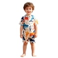 thumbnail image 2 of Traje de baño de verano estampado para niños, traje de baño de una sola pieza con media cremallera, traje de baño infantil, traje de baño para niños, 2 of 9