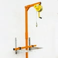 thumbnail image 4 of Air Conditioner Lifting Crane, 1500 LBS Air Conditioner Installation Tools, Lifting Height Air Conditioner Lifting Tool with Manual Winch, Outdoor AC Installation Lift for Warehouse Industrial, 4 of 8