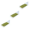 thumbnail image 2 of ZheElen 25x Simulation Cluster Green Grass for Train Scenery Decor Accessory Model Landscape Light Green 6mm 3Set, 2 of 6