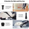 thumbnail image 4 of 6000Pa Handheld Vacuum Cleaner Cordless Handheld Vacuum Cleaner-White, 4 of 4