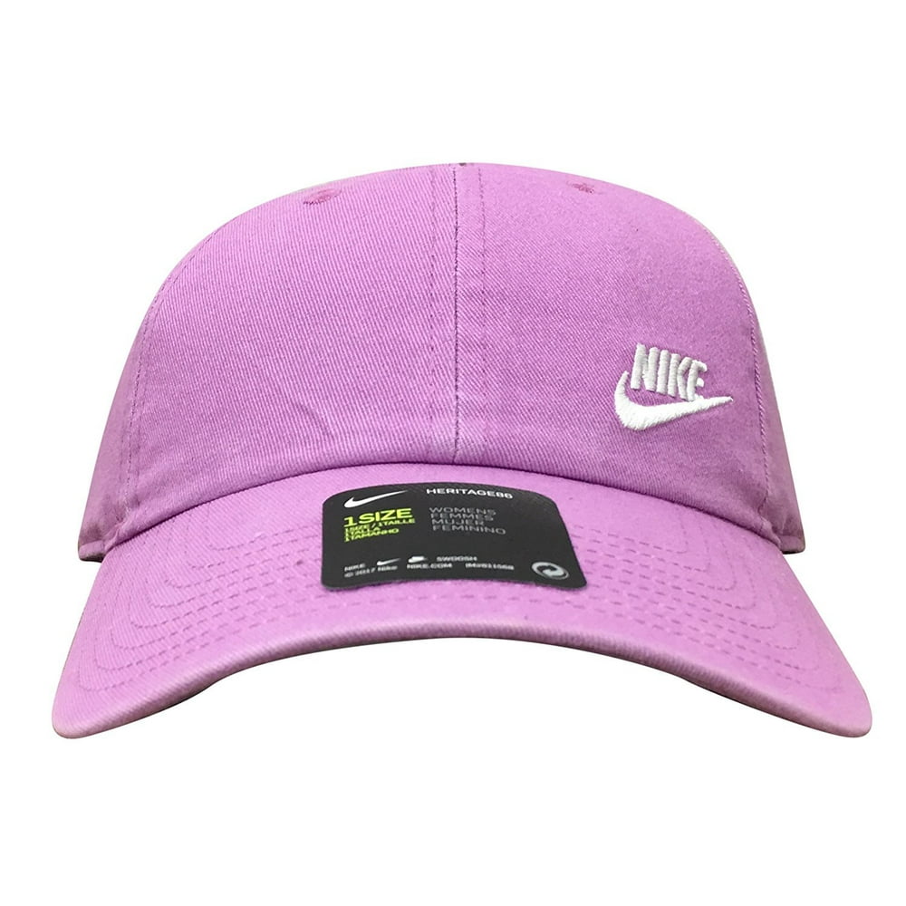 NIKE Heritage 86 Futura Classic Baseball Cap Lilac/White (Womens