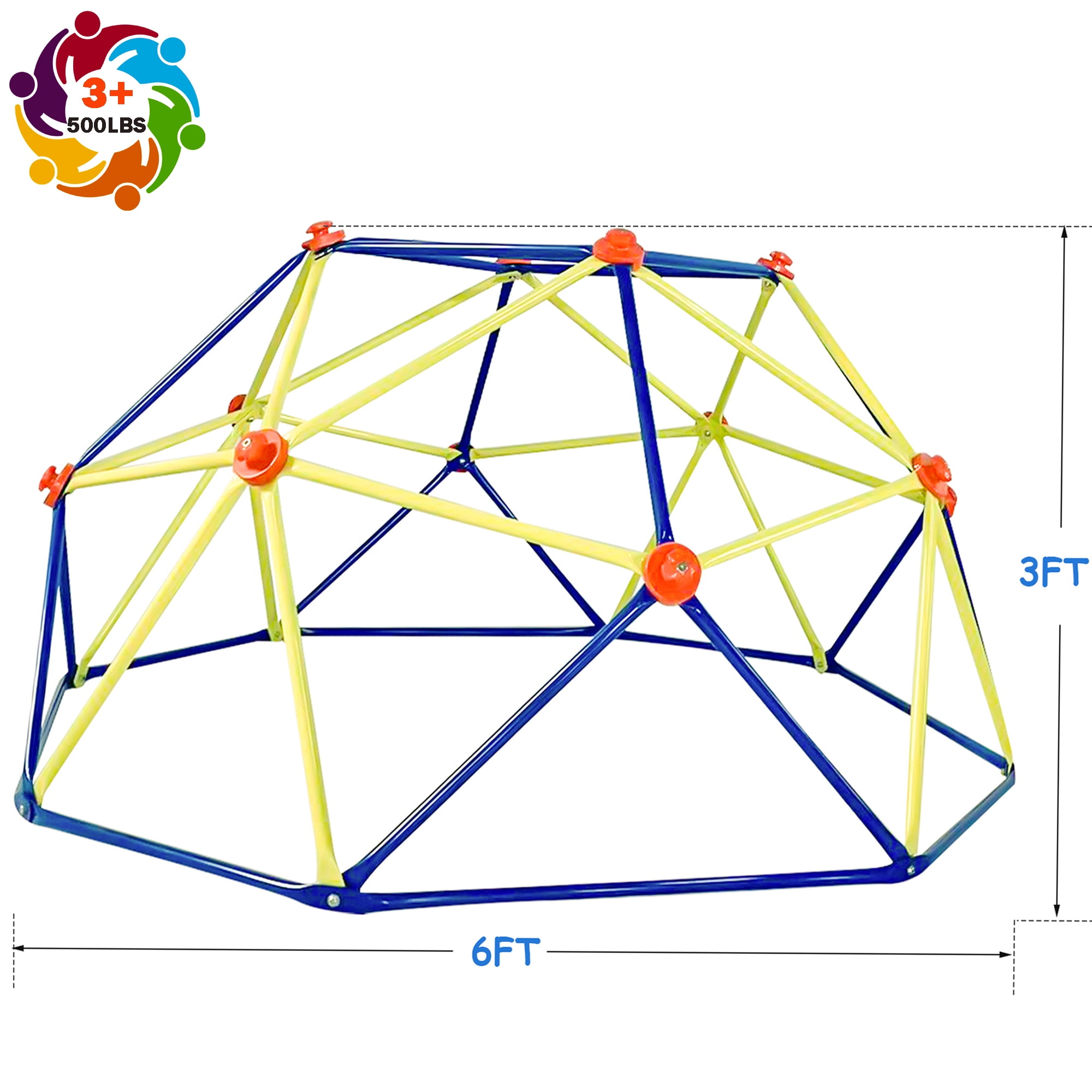 Kids Climbing Toys, Colorful Dome Climber High Strength for Outdoor