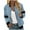 Light Blue, variant on Dealovy Jackets for Women Zip up Lightweight Jacket Long Sleeve Fall Trendy Casual Coat Outerwear