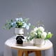 thumbnail image 4 of Moyic Arreglo de flores artificiales Maceta Estilo nórdico Falso Hortensia Maceta Planta Jardín Oficina Balcón Decoración interior Decoración Rosa Moyic HA083936-01, 4 of 6