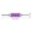 thumbnail image 2 of YSNOOWE Rodillo Masajeador Morado Para Fitness Y Masaje Manual De Tejidos Profundos En Y Espalda, 2 of 8