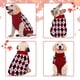 thumbnail image 5 of Jersey para perro KAROKU Christmas Argyle de punto de invierno, tamaño mediano, 5 of 6