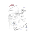 thumbnail image 3 of Petrol Radiator Top Overflow Hose Radiator Coolant Hose For Disscovery 4 Range Sport Lr014567 Lr013, 3 of 5