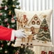 thumbnail image 4 of Yhmxh Fundas de cojín decorativas con estampado navideño, funda de almohada de lino para sofá, funda de cojín para decoración del hogar, funda de almohada familiar, fundas de almohada, 4 of 6