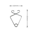 thumbnail image 3 of fashionhome 100pcs Drop Ceiling Hook Clips Fish Fish shape metal ceiling hook Shape Metal Hook T-Bar Grid Wire Suspended Ceiling Hanger, 3 of 9