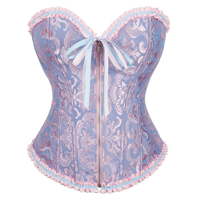 Corsés de talla grande para mujer, corpiño, lencería para disfraz de Halloween, corpiño, Top gótico, ropa interior Sexy Fridja nalpqowj30717