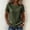 Army Green, variant on Womens Solid Blue Crew Neck Short Sleeve Top - Breathable Polyester Relaxed Fit Everyday Basic Tee S-XXL,Size L