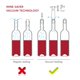 thumbnail image 3 of Set de 2 Tapones Vacu Vin para Vino en Gris con Sellado Hermético, 3 of 7