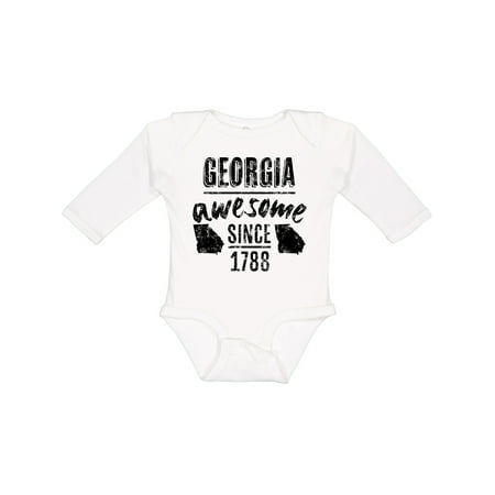 

Inktastic Georgia Awesome Since 1788 Boys or Girls Long Sleeve Baby Bodysuit