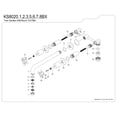 thumbnail image 6 of Kingston Brass KS8028BX Metropolitan Two-Handle 3-Hole Wall Mount Roman Tub Faucet in Brushed Nickel, 6 of 7