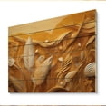 thumbnail image 2 of Designart "A Field of Golden Harvest Corn IV" Floral Print on Natural Pine Wood, 2 of 5