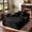 Black, variant on ODUWA Oversized Corduroy Cloud Chaise Lounge, Deep Seat Indoor Sofa with Cushions, No Assembly Compressed Furniture
