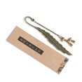 thumbnail image 4 of Musbetu Metal Feather Bookmarks with Textured Tassel Vintage Style Fun Reading Experience Alloy Feather Cutout Bookmark, 4 of 7