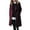 Wine, variant on Niaviben Wool Winter Coats for Women Lapel Coat Longline Coat Winter Jackets for Women's Winter Coat Women's Jackets Coats for Women Gray L
