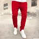 thumbnail image 4 of Ceisia Men's Slim Tapered Athletic Pants High Stretch 3D Pleated Texture with Zippered Cuffs Gifts, 4 of 6