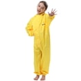 thumbnail image 2 of MAIHAN Kids Toddler Rain Suit,One Piece Rain Suit, Muddy Buddy Style Coverall for Daycare Outdoor Play(Yellow,8-9 Years), 2 of 8