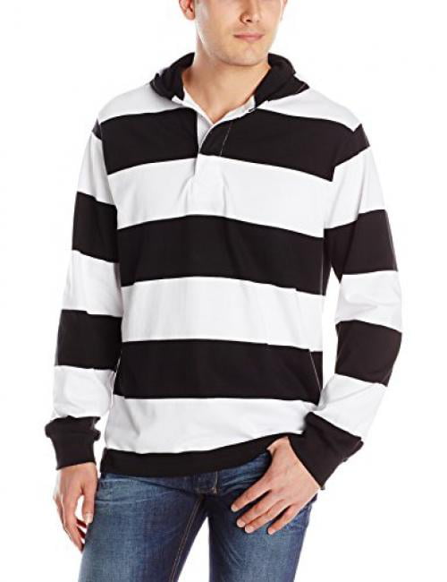 Charles River Apparel Mens Hooded Rugby Pullover